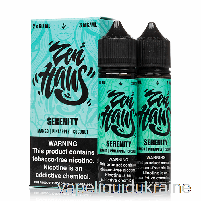 Vape Liquid Ukraine Serenity - Zen Haus - 120mL 3mg